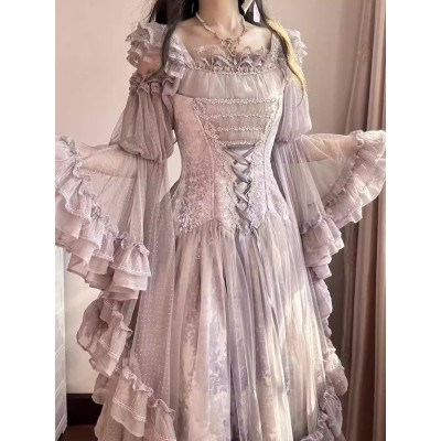 Airfreeing Fairy Butterfly Wings Bell Sleeve Blouse(Reservation/5 Colours/Full Payment Without Shipping)